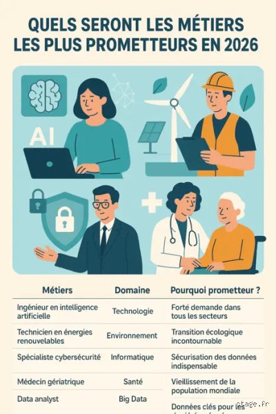 Quels sont les métiers d'avenir pour 2026 ? Les nouvelles réalités d'un marché du travail en pleine mutation technologique