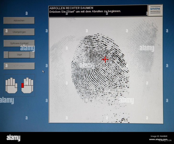 Sind meine Fingerabdrücke bei der Polizei?