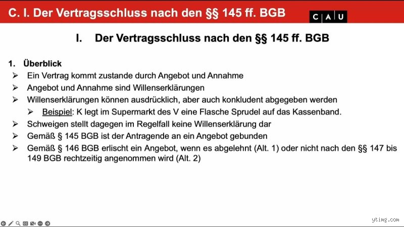 Was bedeutet der Paragraph 145 BGB?