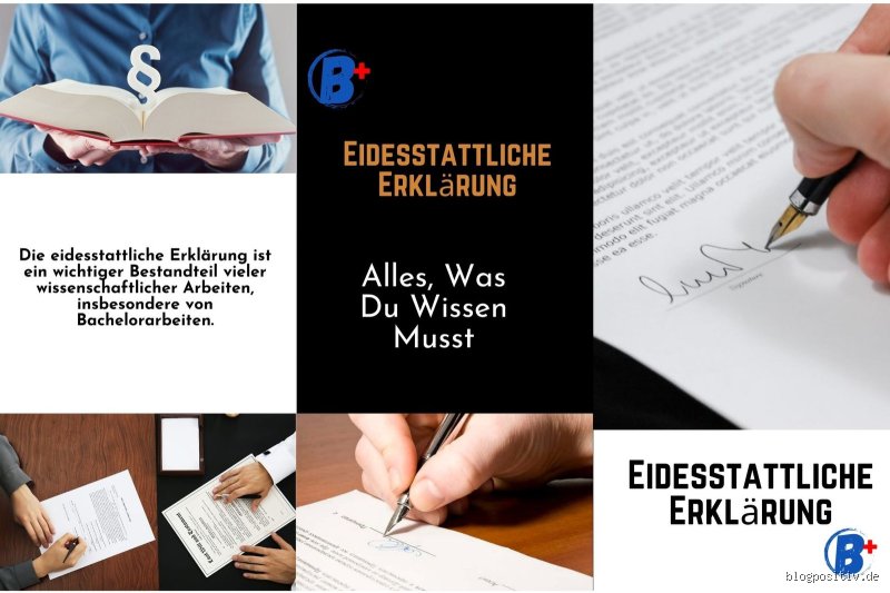 Wer beglaubigt eine eidesstattliche Erklärung? Alles, was du wissen musst