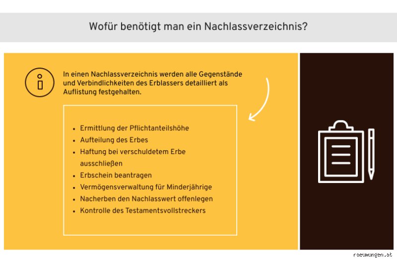 Das Nachlassverzeichnis: Wer kommt für die Kosten auf? Eine Frage der Ehre (und des Geldes!)