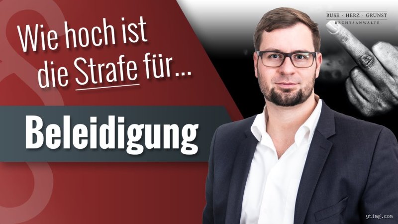 Wie hoch ist die Strafe für Beleidigung?