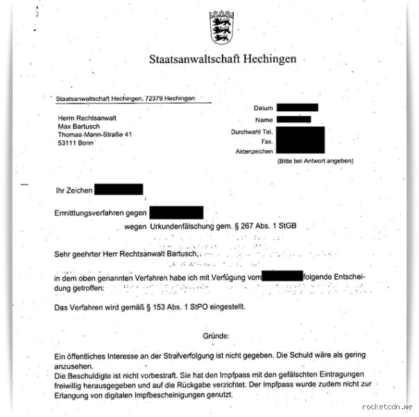Wie oft wird ein Verfahren eingestellt?