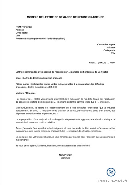 Comment demander une remise gracieuse ? Astuces et démarches