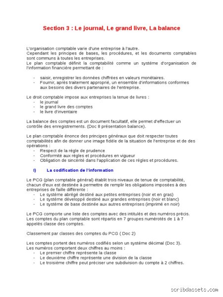 Quelle est la différence entre le journal et le grand livre ?