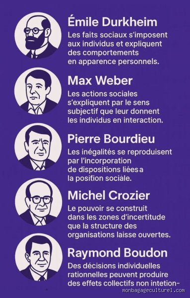 Qui sont les 4 sociologues qui ont marqué la sociologie française contemporaine ? Radiographie d’un héritage intellectuel en mouvement
