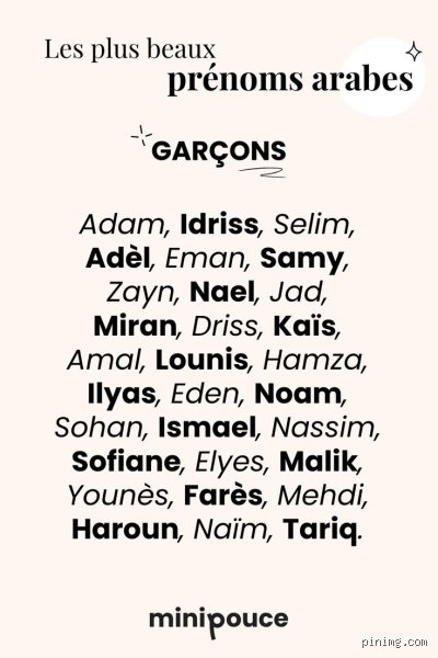 Quel est le plus beau prénom dans l'Islam ? Entre héritage prophétique, sens caché et modernité