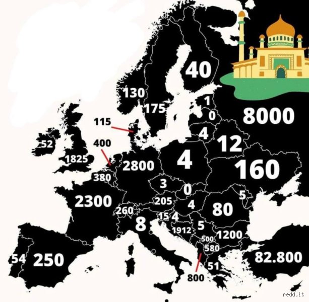 Quel pays européen n'a pas de mosquée ? Radiographie d'une exception géographique et culturelle méconnue