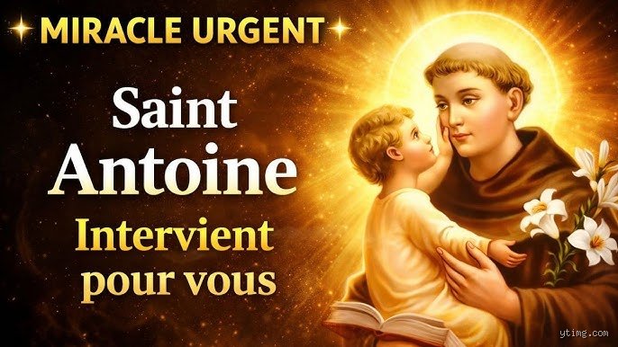 Quelle est la prière miraculeuse qui ne manque jamais à saint Antoine pour retrouver ce qui est perdu ?