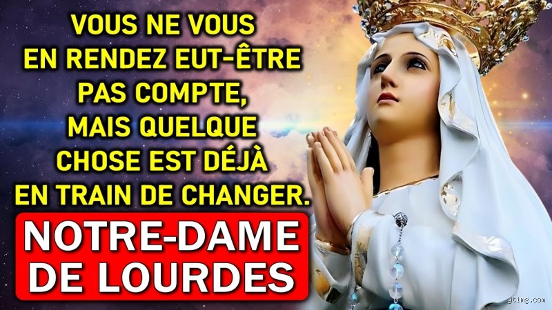 Quelle est la prière puissante à Notre-Dame de Lourdes pour la guérison dans les cas urgents et désespérés ?