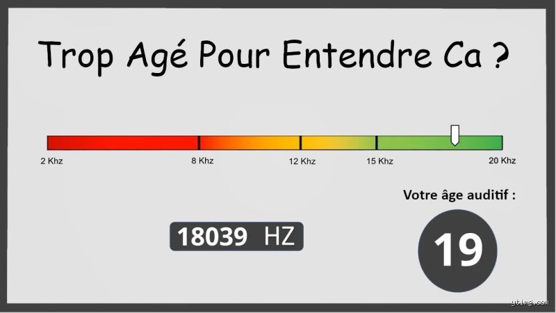 À quel âge perd-on l'audition des hautes fréquences et pourquoi vos oreilles vous lâchent plus tôt que prévu ?