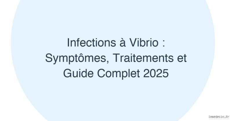 Combien de temps faut-il pour que les symptômes d'une infection à Vibrio apparaissent : ce que les chiffres révèlent vraiment