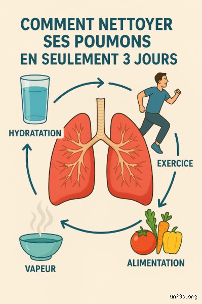 Comment accélérer le nettoyage des poumons ?