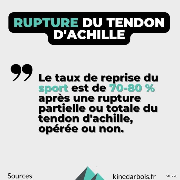 Comment éviter la rupture des tendons ?