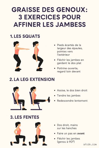 Comment faire fondre la graisse du genou ?