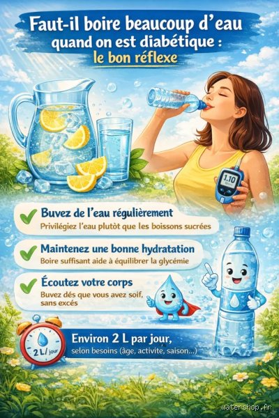 Est-ce que boire beaucoup d'eau diminue la glycémie ? Le vrai impact de l'hydratation sur votre sucre sanguin