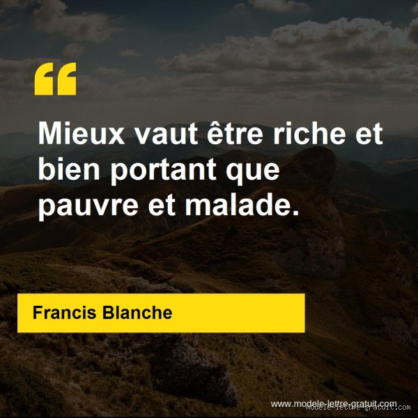 Mieux vaut être riche et en bonne santé que pauvre et malade ?
