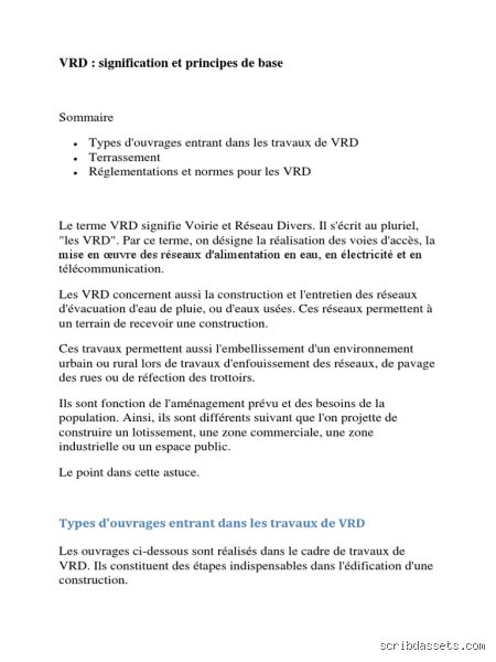 Qu’est-ce que le VRD en termes médicaux : comprendre enfin cet acronyme qui sème la confusion dans les hôpitaux