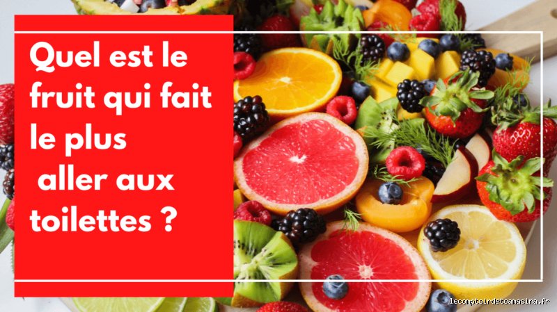 Quel fruit pour aller au toilette ?