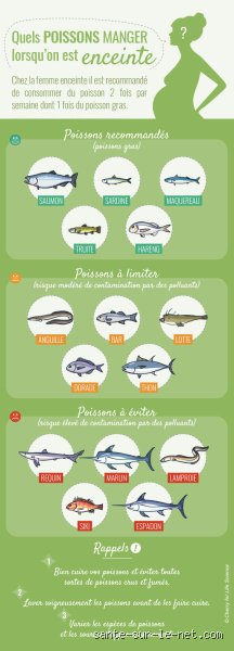Quel poisson manger étant enceinte pour booster le développement de bébé sans risquer l'intoxication au mercure ?