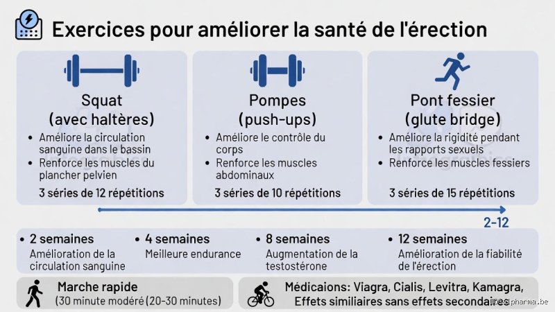 Quels sont les exercices pour traiter la dysfonction érectile et retrouver une vigueur naturelle sans passer par la case pharmacie ?