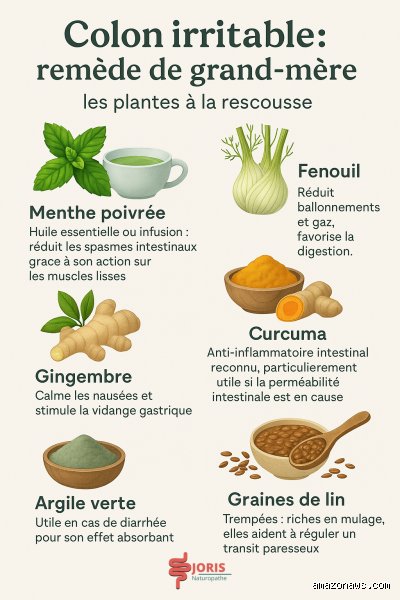 Quels sont les remèdes de grand-mère pour le côlon irritable ? Des solutions naturelles validées pour apaiser vos intestins