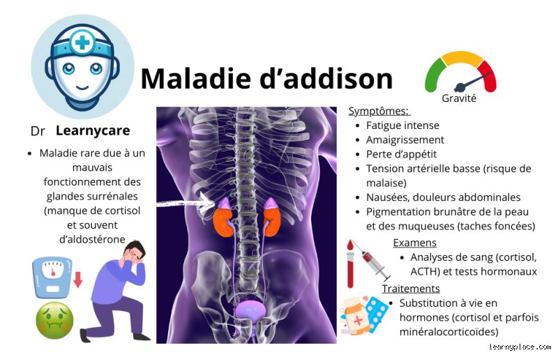 Quels sont les résultats anormaux des analyses sanguines en cas de maladie d'Addison ? Le guide complet pour comprendre l'insuffisance rénale primaire