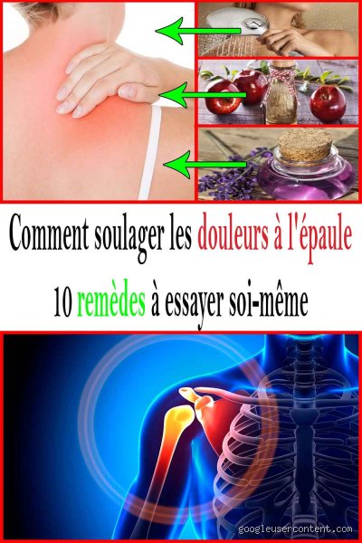 Comment soulager naturellement une douleur à l'épaule ?