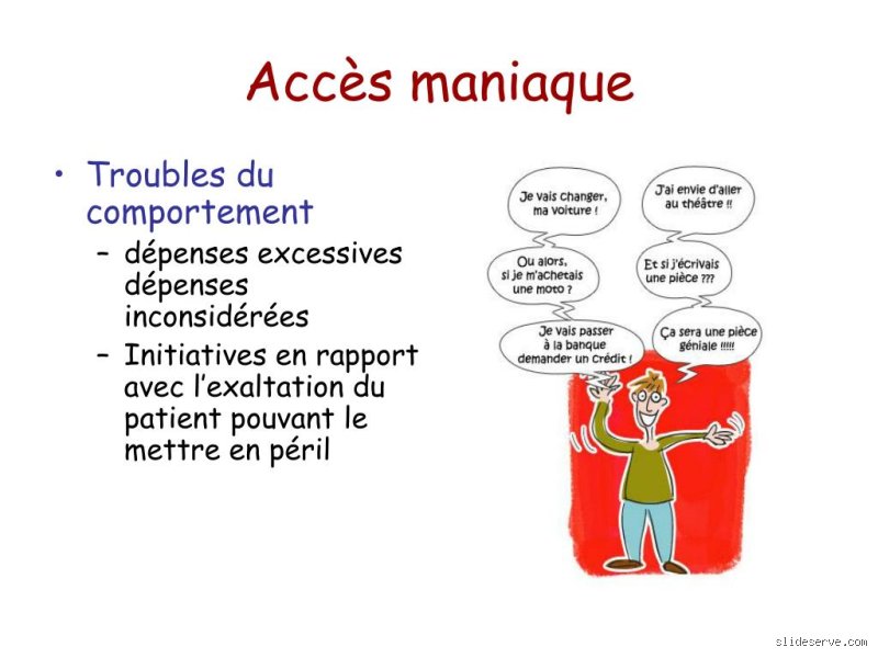 Qu'est-ce qui déclenche une crise maniaque ?