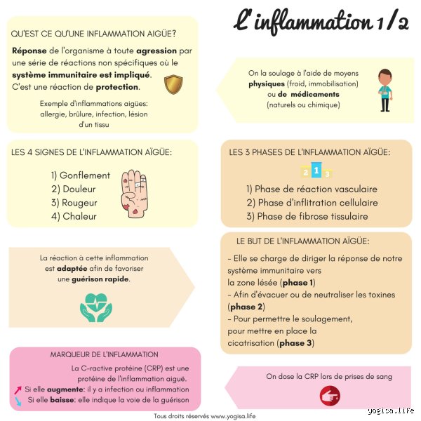 Quel est le moyen le plus rapide de se remettre d'une inflammation ?
