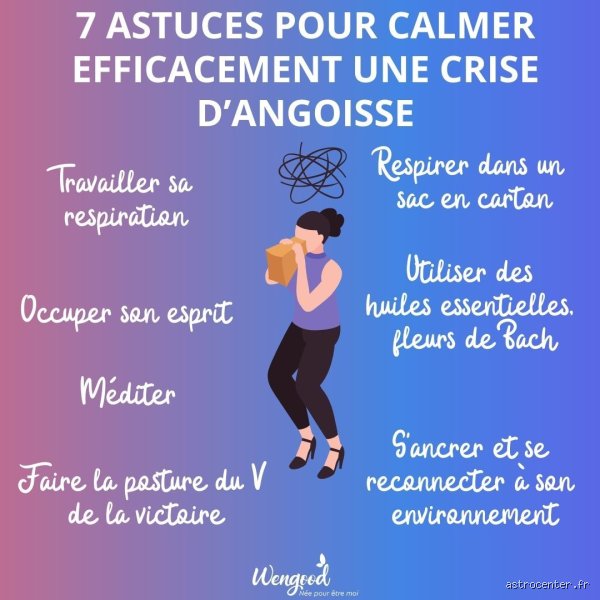 Comment calmer vite une crise d'angoisse ?