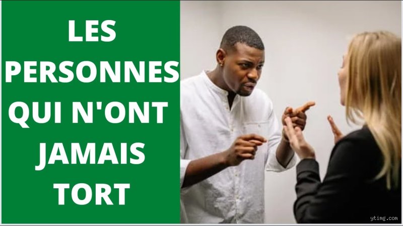Comment s'appelle une personne qui ne reconnaît jamais ses torts ?