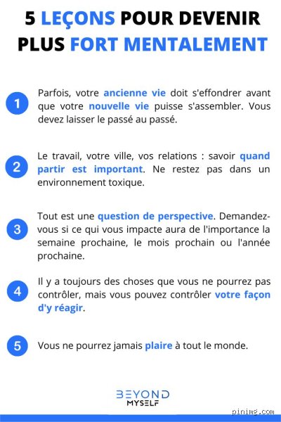 Comment savoir si on est fort mentalement ?