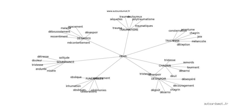 Quel est le champ lexical du deuil ?