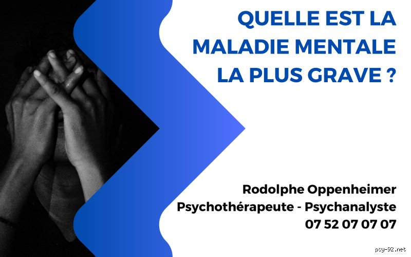 Quelle est la maladie mentale la plus difficile à vivre ? Le verdict complexe des psychiatres et des patients