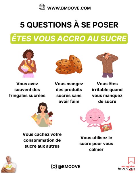 Quels sont les premiers signes de dépendance au sucre  ?
