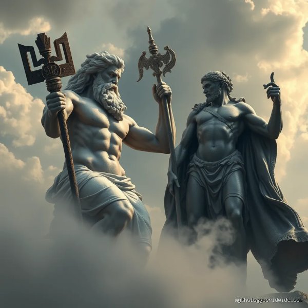 Für was stehen Prometheus und Zeus symbolisch?