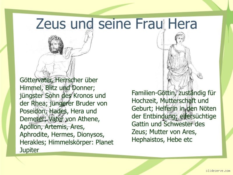 Hatte Zeus eine Frau? Die komplexen Eheverhältnisse des Göttervaters