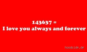 Was bedeutet 143637 im Chat?