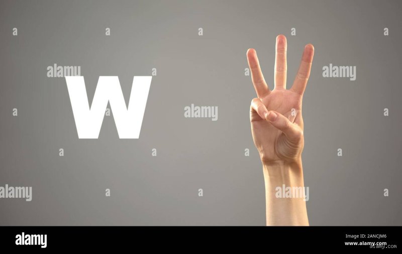 Was bedeutet das W mit der Hand?