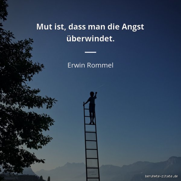 Was ist Mut Zitat?