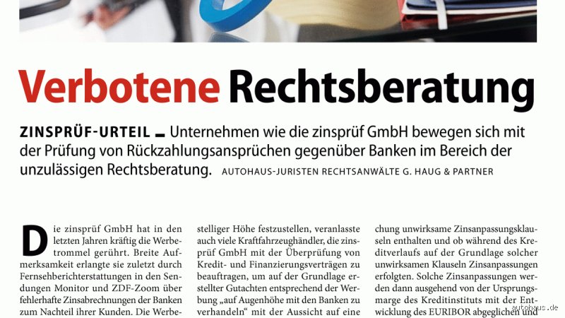 Was ist verbotene Rechtsberatung?