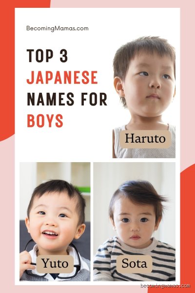 Was sind die beliebtesten Jungennamen in Japan?