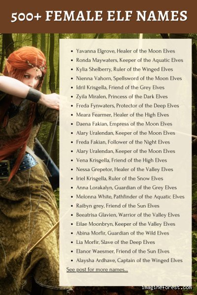 Welche Namen haben Elfen? Eine Reise durch Fantasy und Mythos