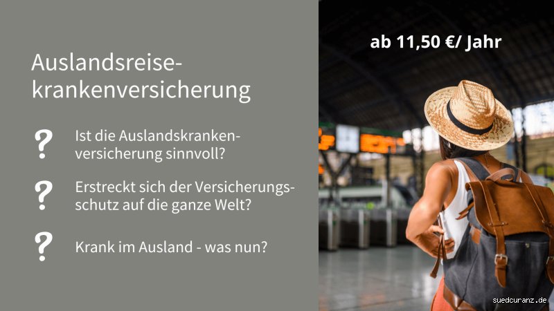 Wer schreibt mir im Ausland krank?