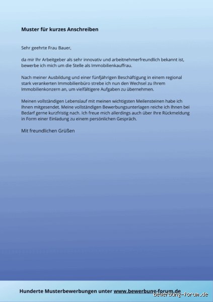 Wie kann ich mich kurz beschreiben?