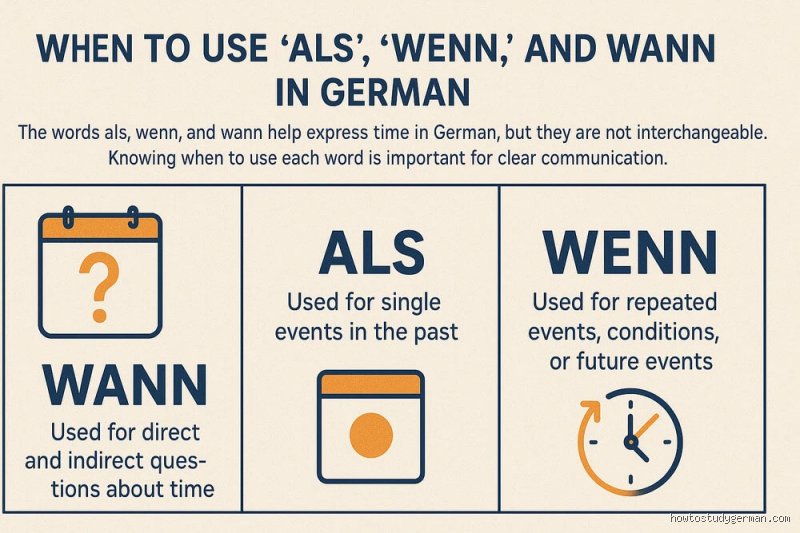 Wie oder als wann? Die Grammatikregeln einfach erklärt