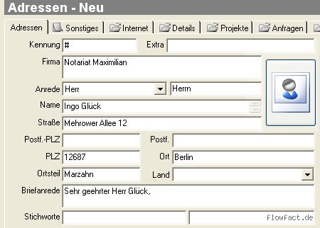 Wie Ortsteil in Adresse?