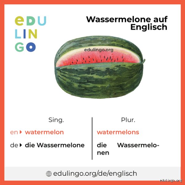 Wie schreibt man Wassermelone richtig auf Deutsch im Jahr 2026?