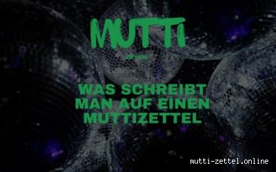 Wo sagt man Mutti statt Mama?